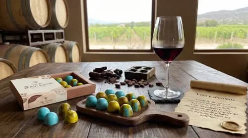 Image Vino y chocolate